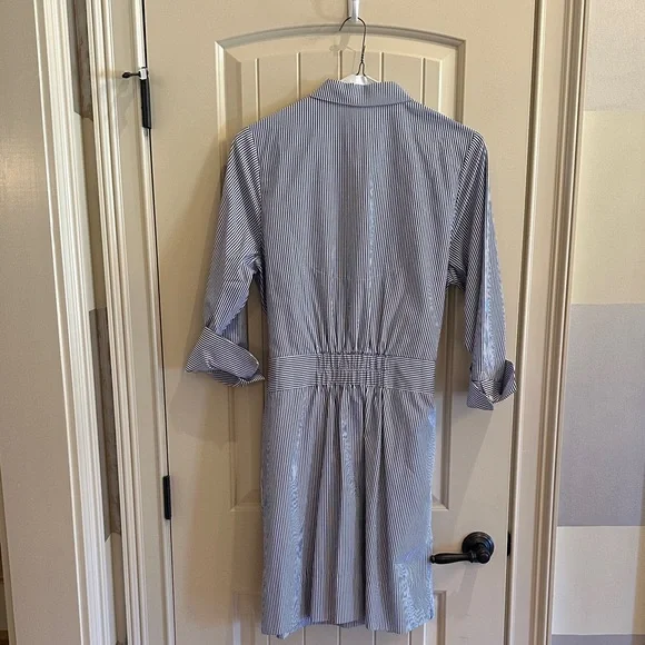 Gretchen Scott Designs Blue Striped Dress. Never worn - Picture 2 of 4